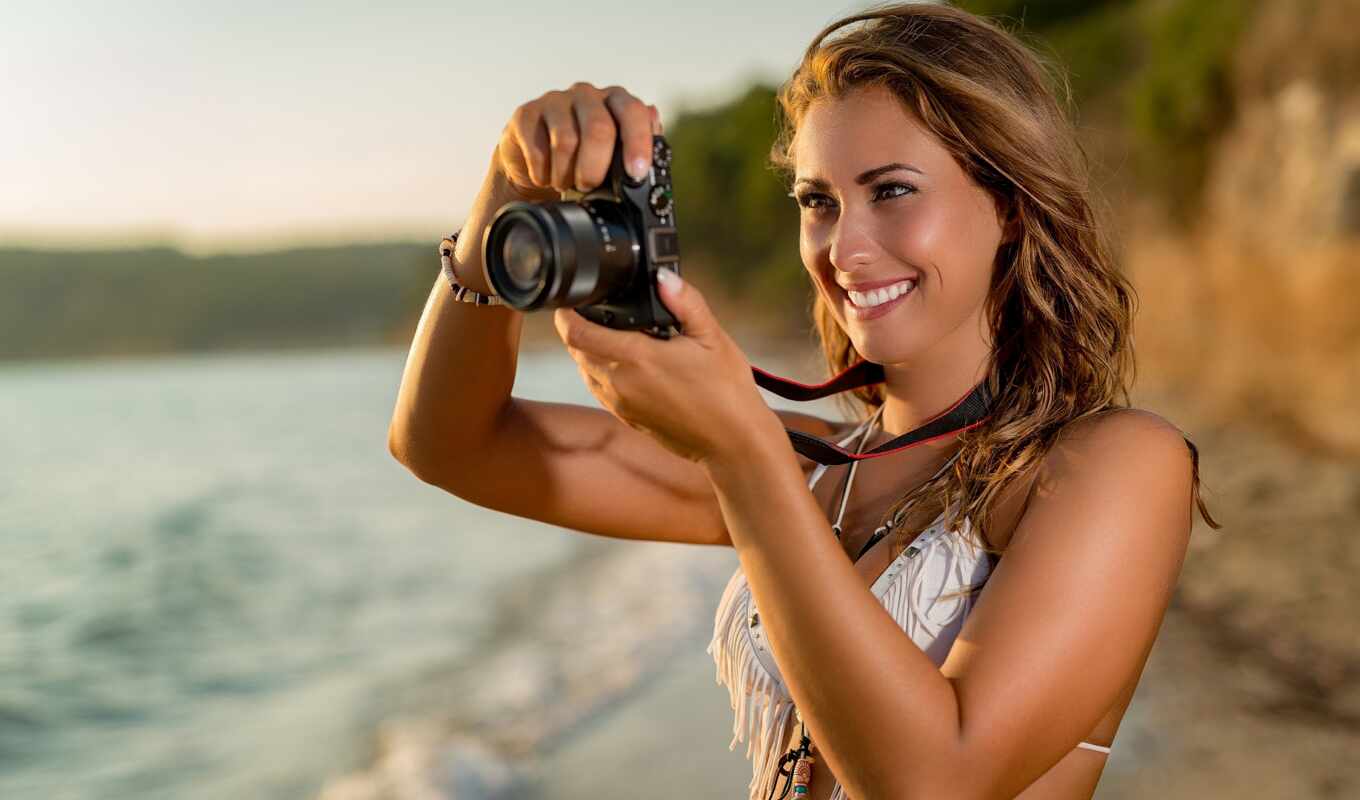 girl, photographer, beach, subject matter, cam, young, wedding, hide