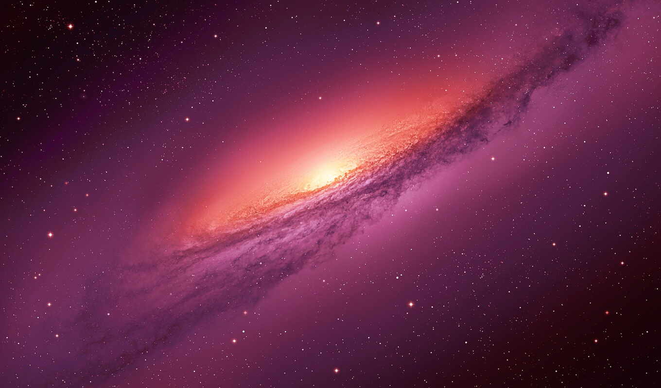a laptop, space, pink, star, galaxy, nebula, knowledge