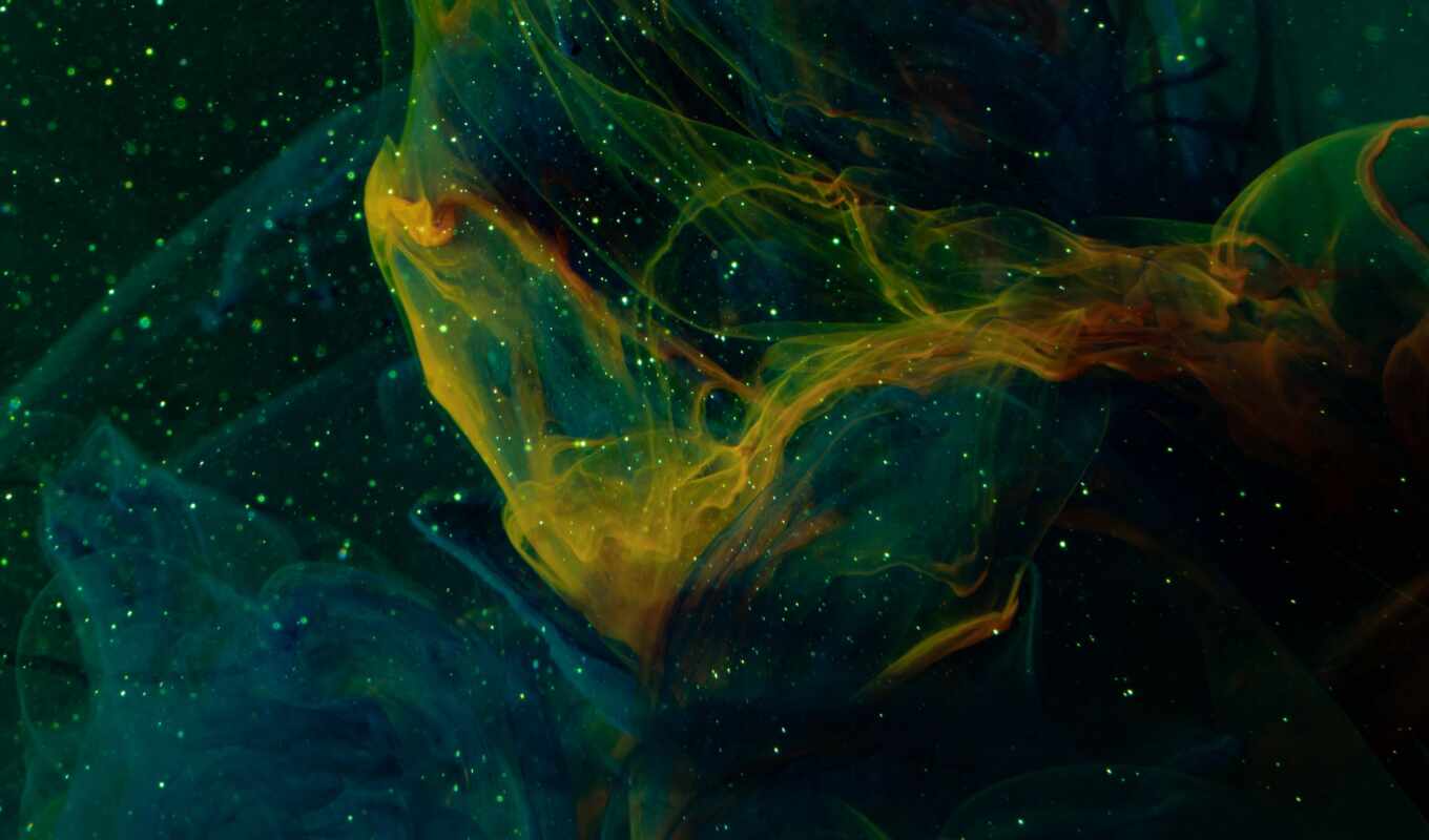 black, background, paint, abstraction, green, space, nebula, dan, backdrop, cristian, particle