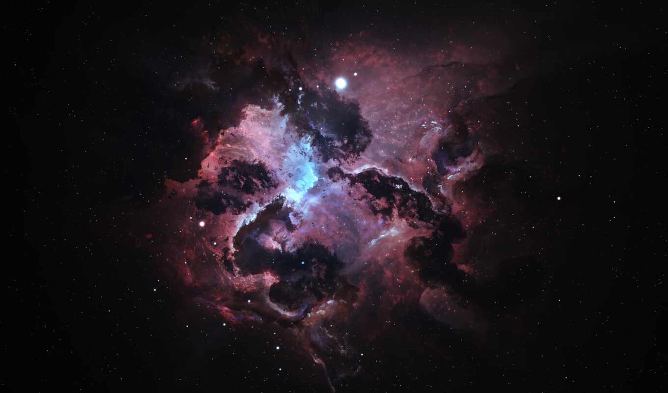 картинка, разделе, nebula, ngc, космосе, cosmos, туманности, звезды