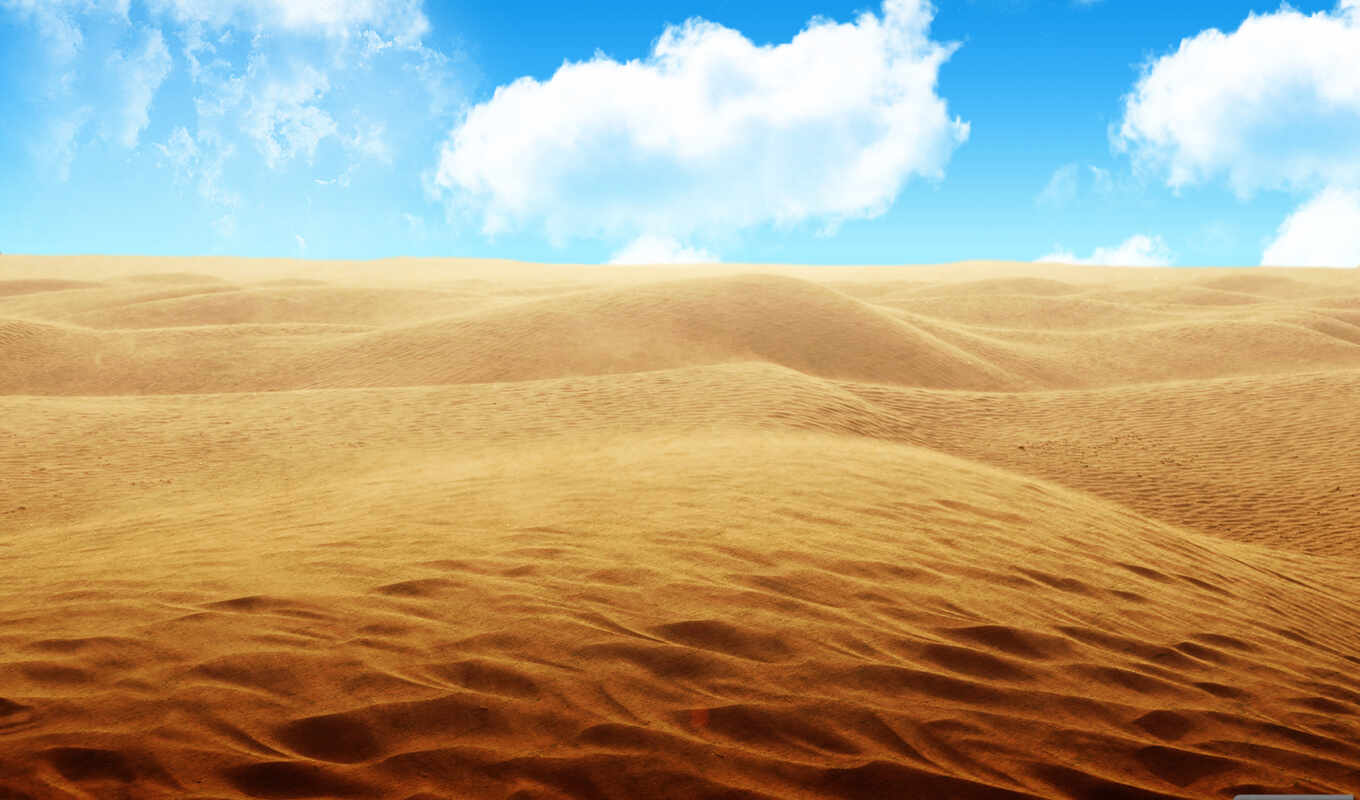 sky, android, with, sand, links, desert, yellow