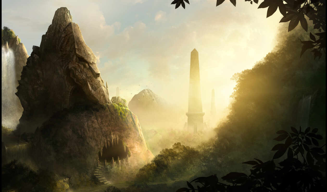wallpaper, the, wow, cave, obelisk, lost, valley, val