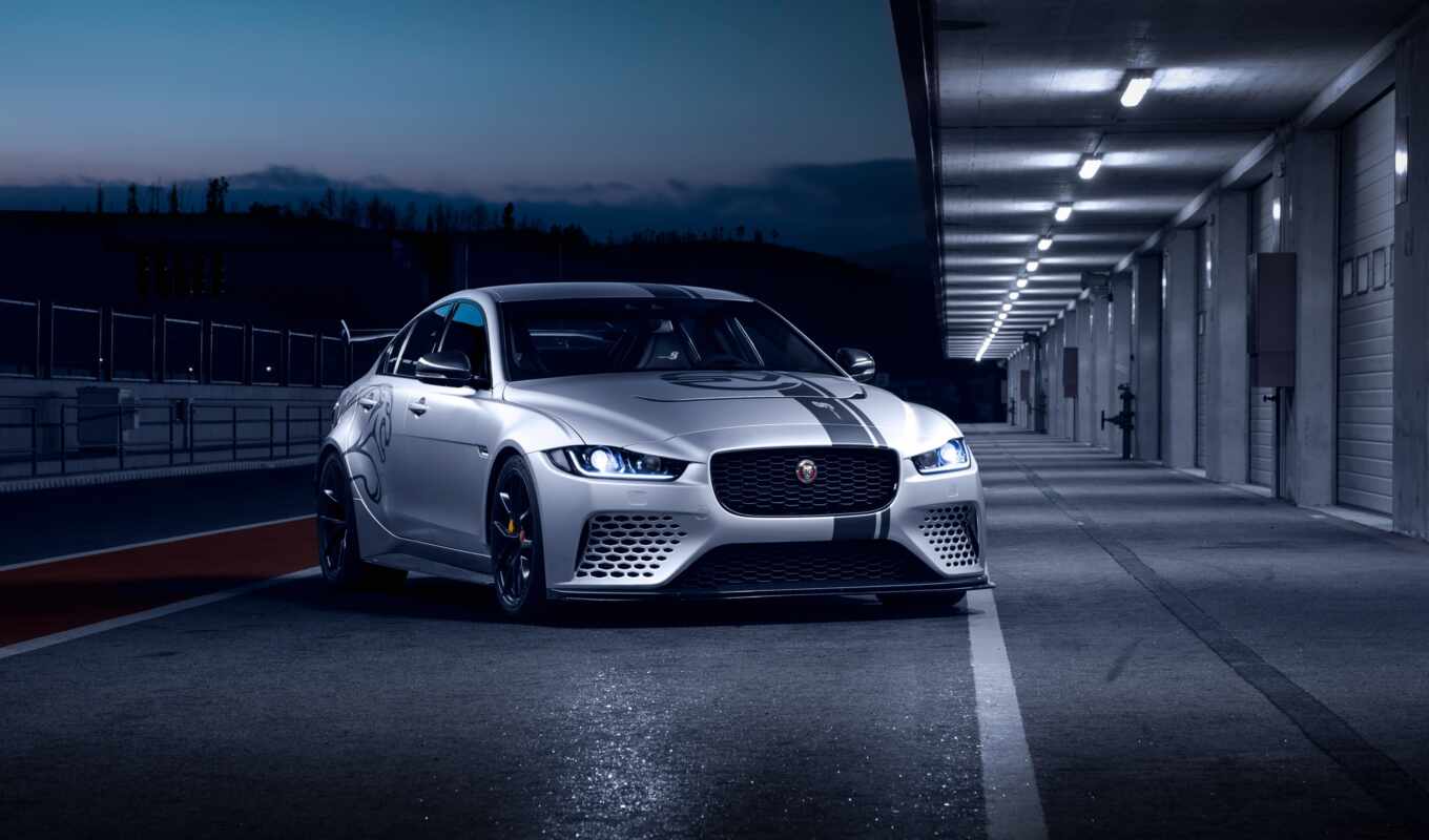 ночь, car, coupe, jaguar, race, проект
