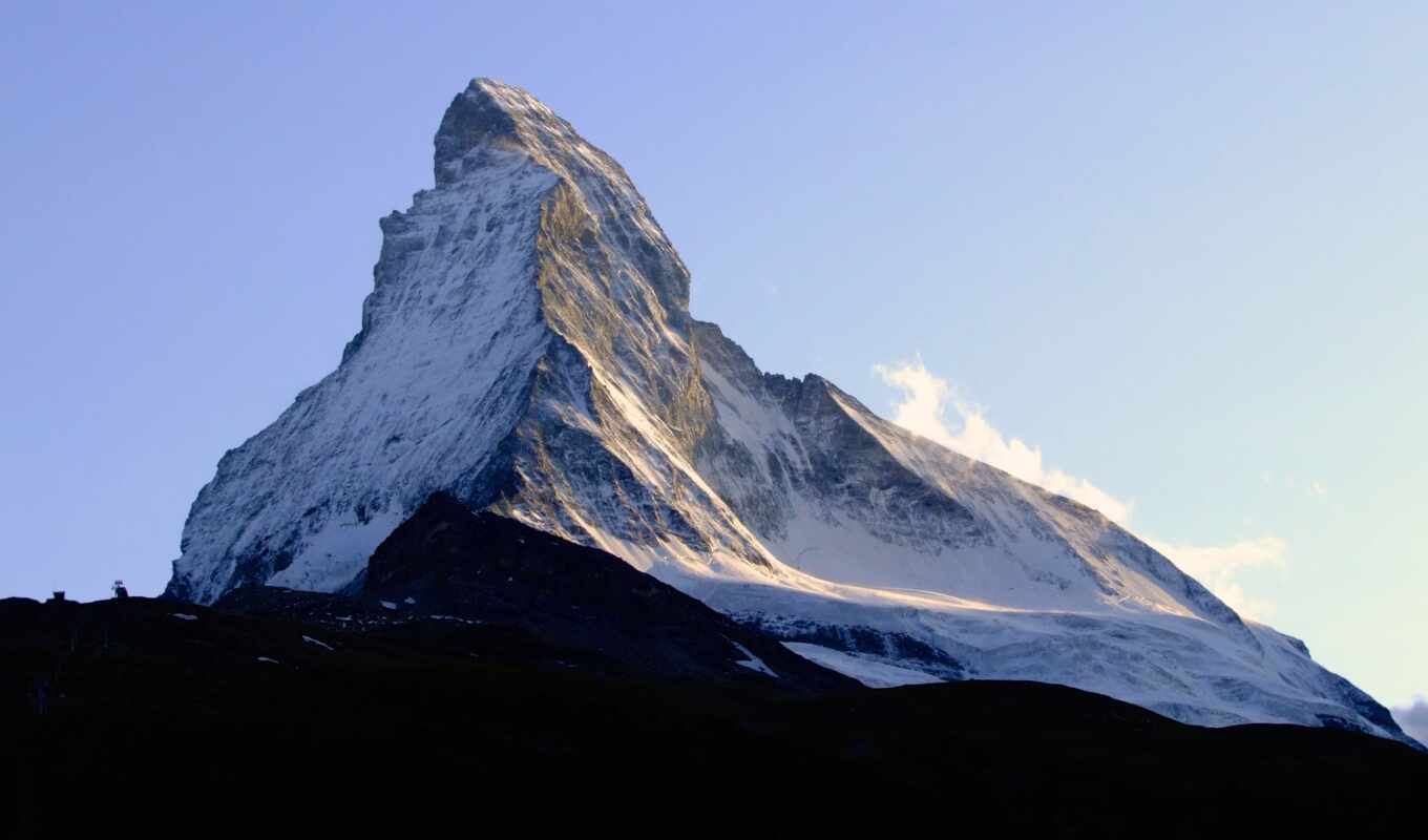 природа, небо, снег, гора, gallery, peak, швейцария, альпы, zermatt, маттерхорн, rare