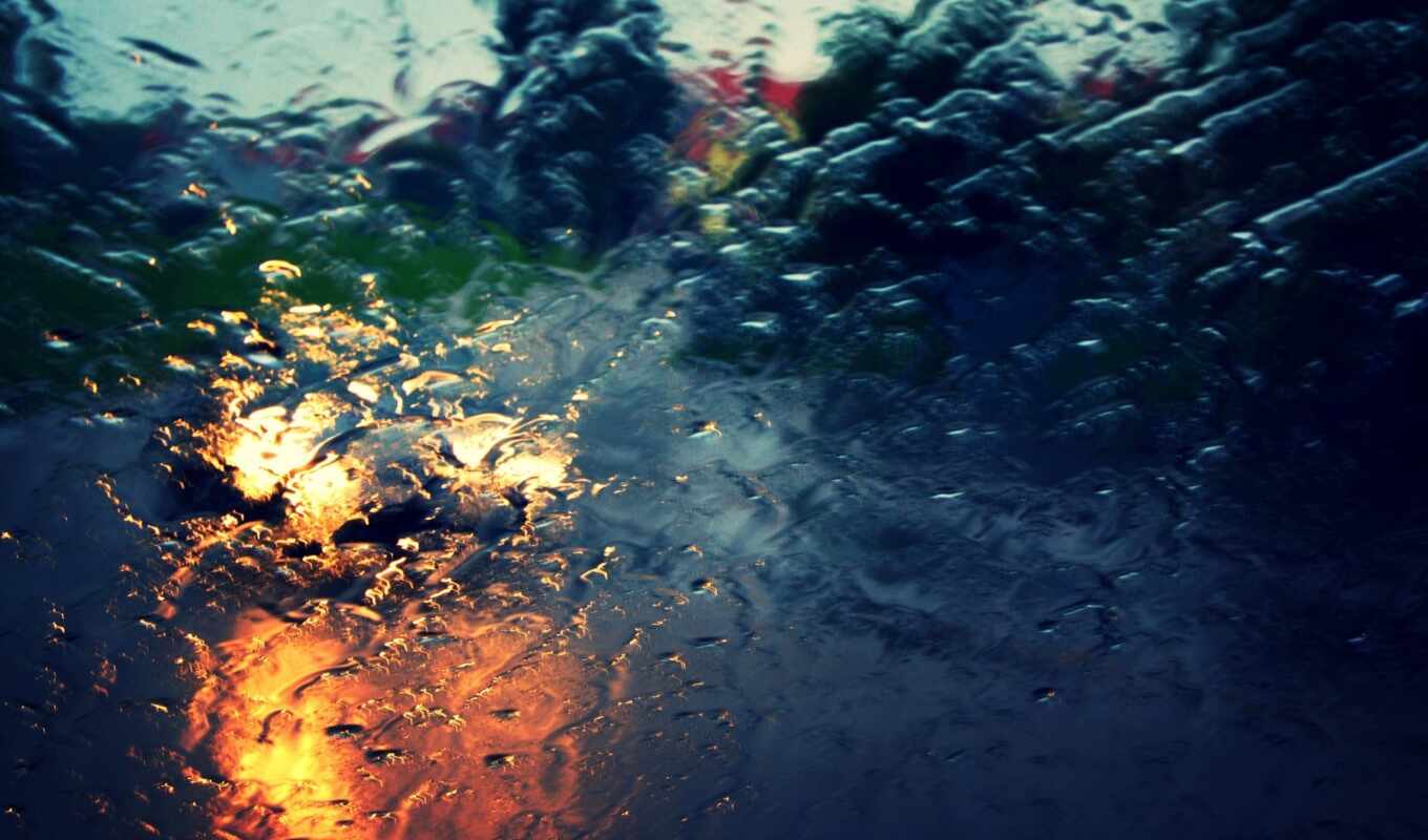 drop, rain, car