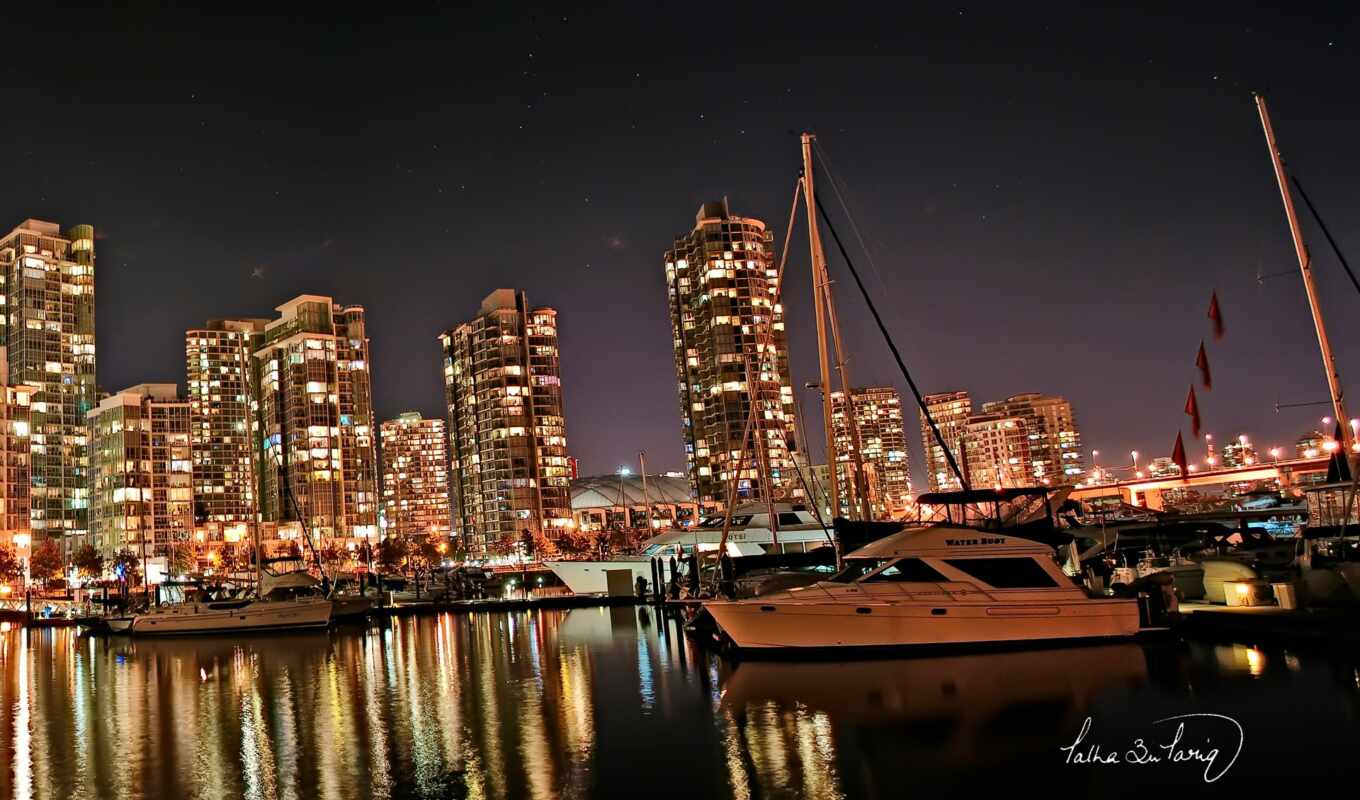 night, Vancouver