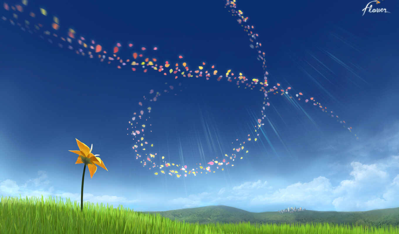 flowers, sony, game, thatgamecompany