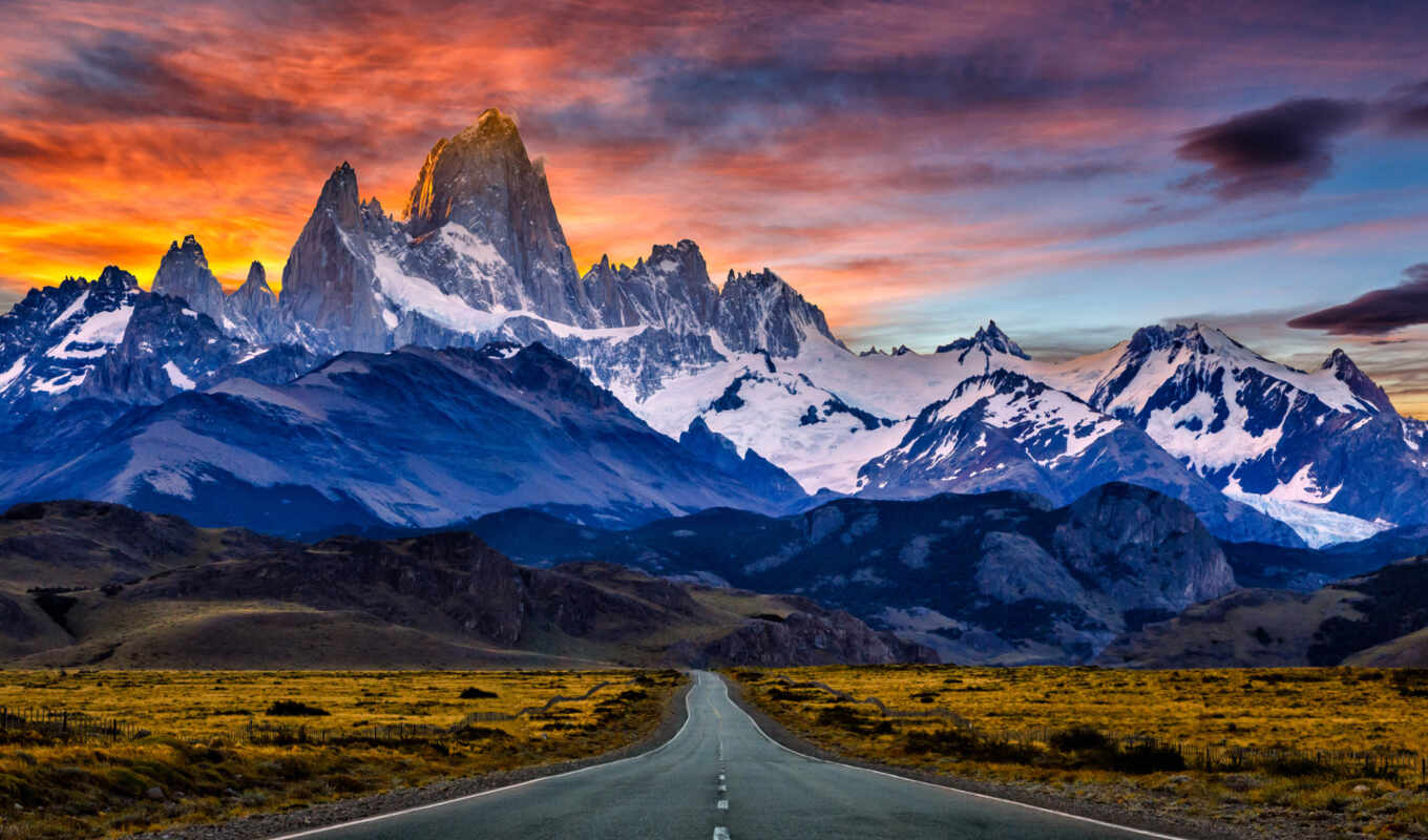 природа, гора, castle, park, patagonia, дорогой, roy, рельеф, outdoor, journey