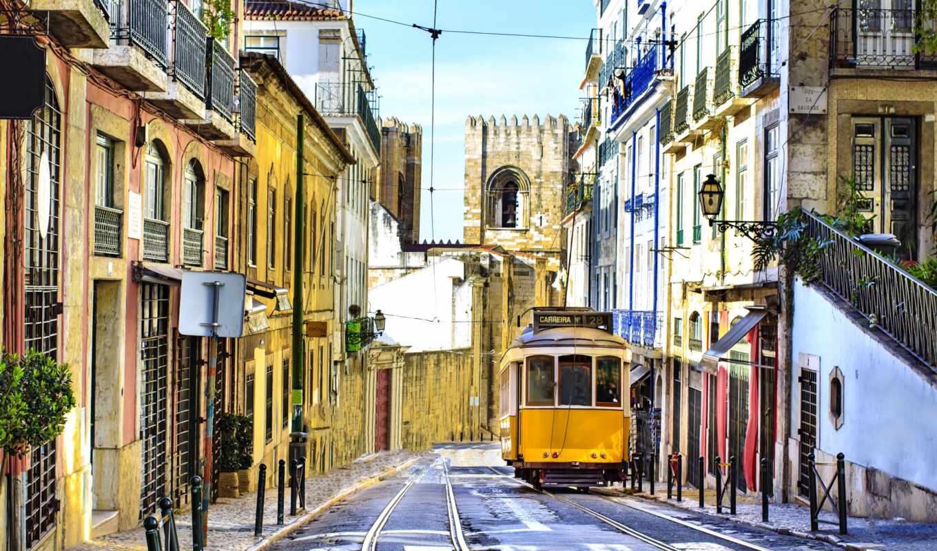 поезд, one, отдых, интернет, mundo, португалия, lisbon, фотообои