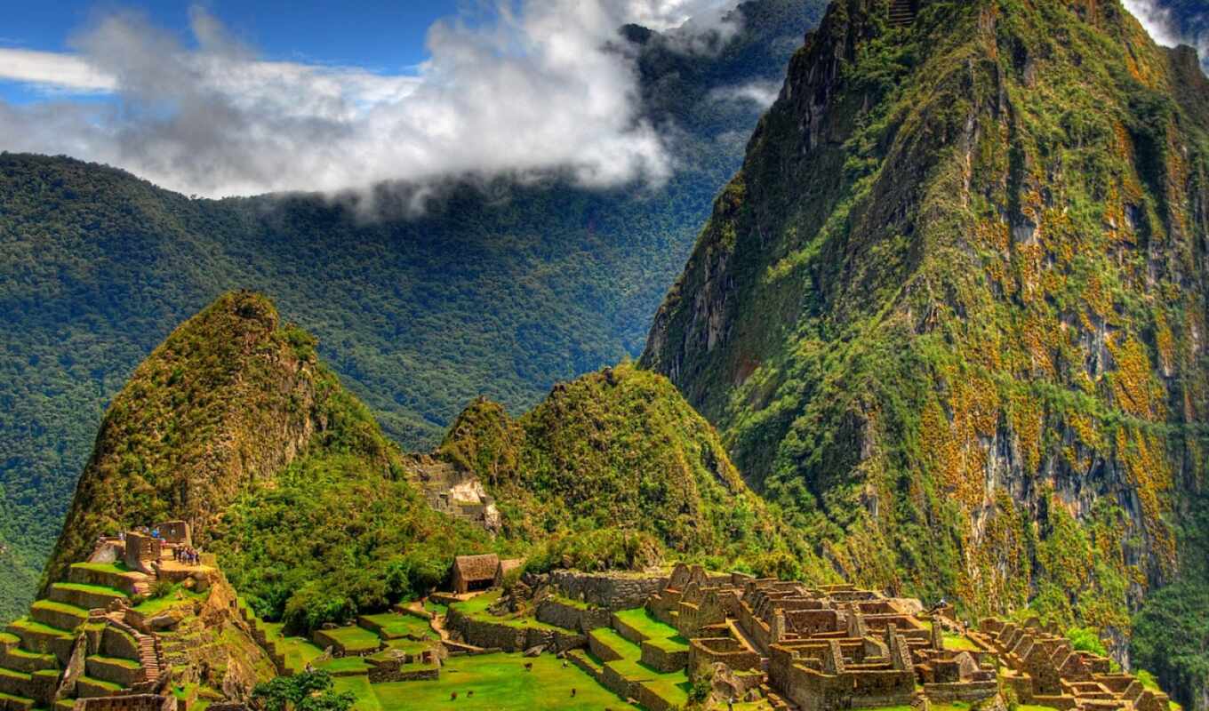природа, город, красивые, royal, перуанский, горы, machu, picchu, пикчу, инков