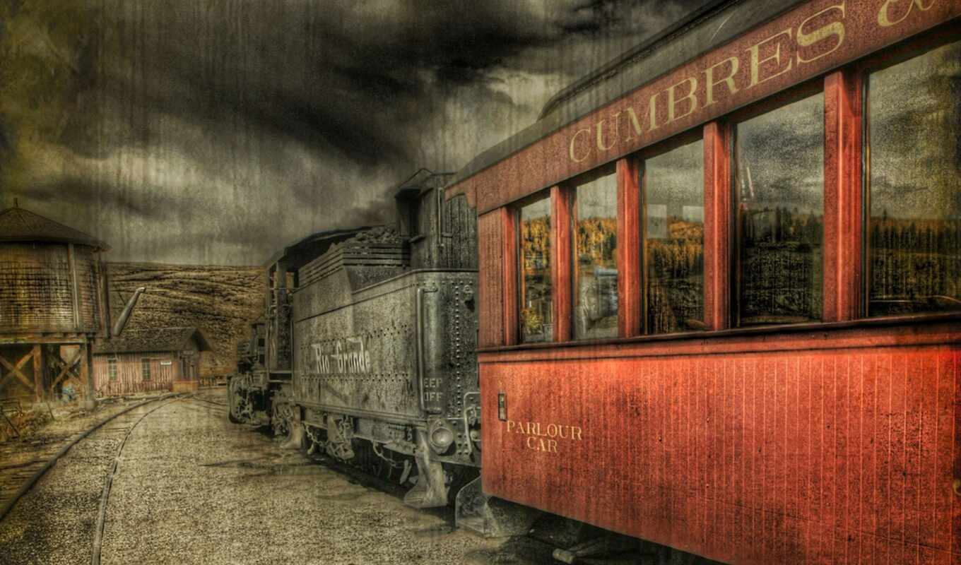 desktop, free, vintage, поезд