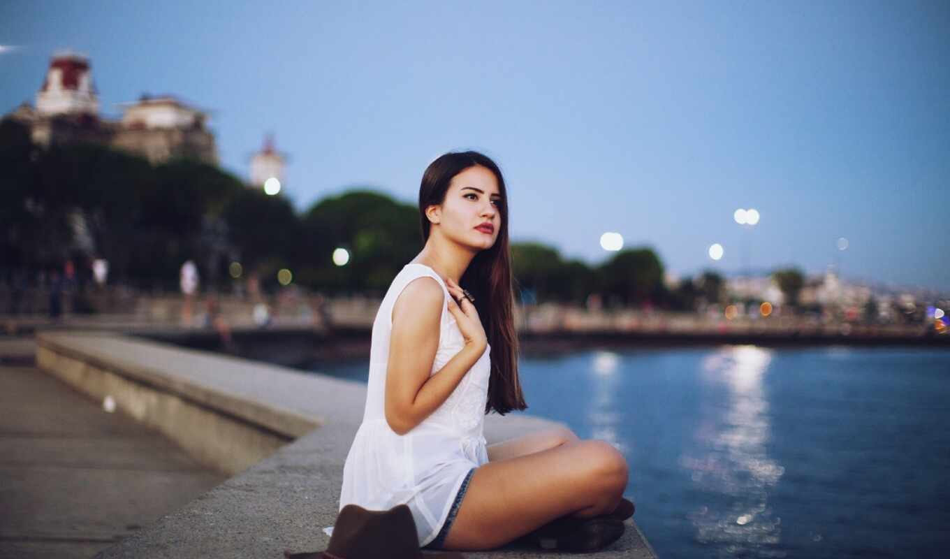 фото, девушка, женщина, модель, sit, royalty