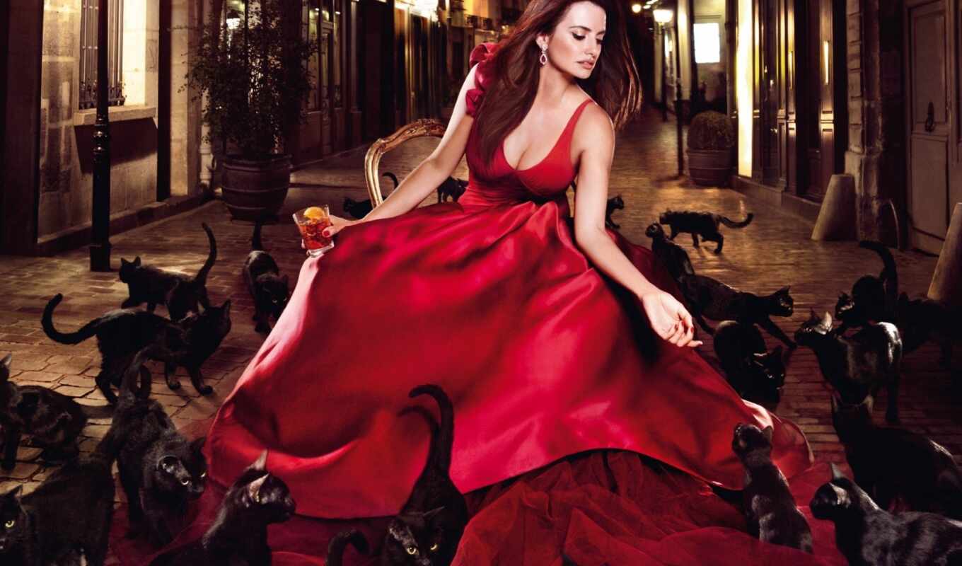 red, платье, женский