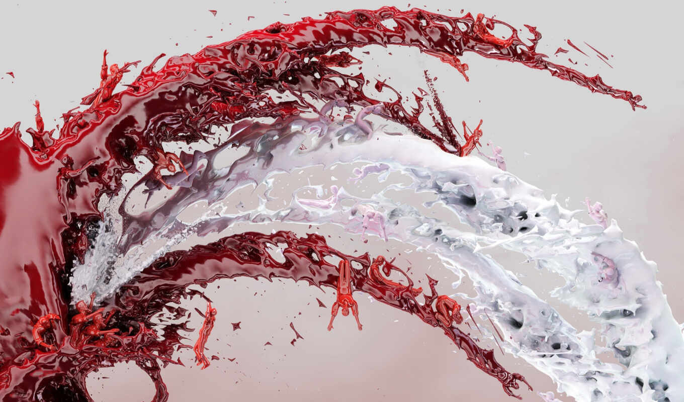 abstract, images, splashes, wave, color, to share, to return, liquid, paint, splash, spray