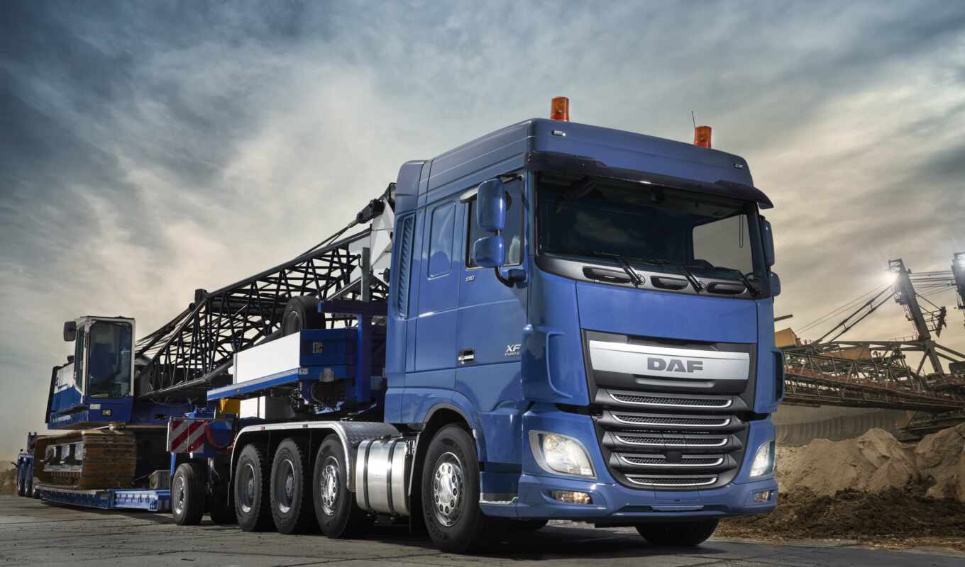 tractor, truck, daf