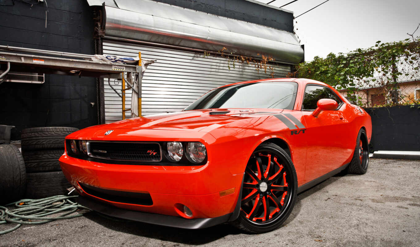red, cars, auto, cars, dodge, dodge, challenger, cars