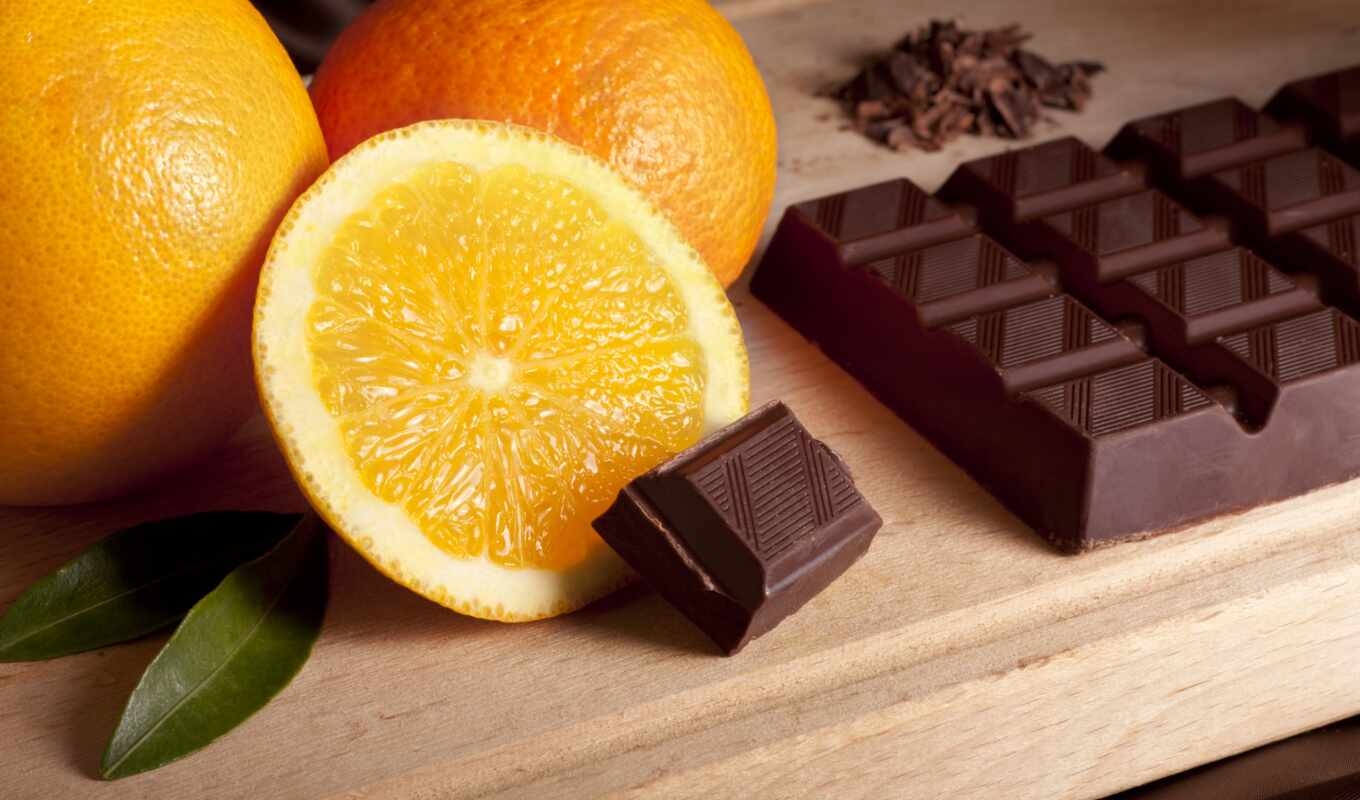 chocolate, оранжевый