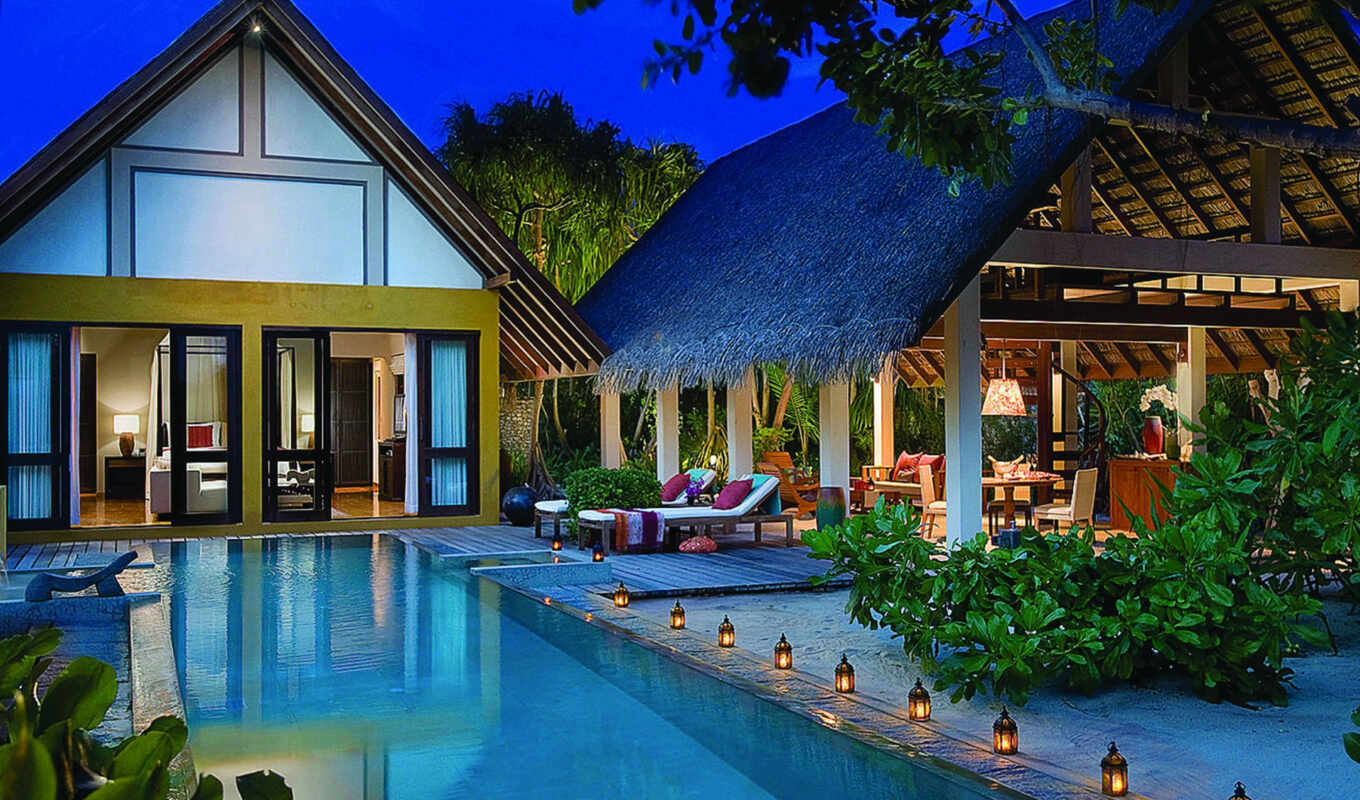 resort, maldives, четверо, seasons, landaa, giraavaru