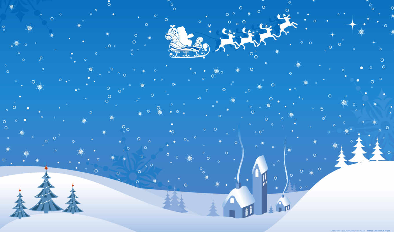 snowflakes, winter, years, added, wallpaper, lodge, sledge, drawings, back