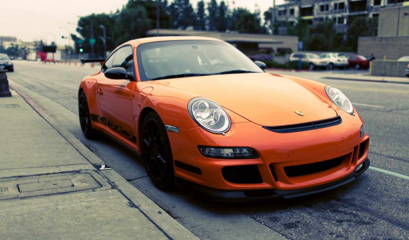 Porsche, orange