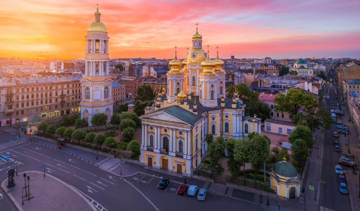 photographer, sunrise, building, Russia, country, professional, expensive, Saint, petersburg, cathedral