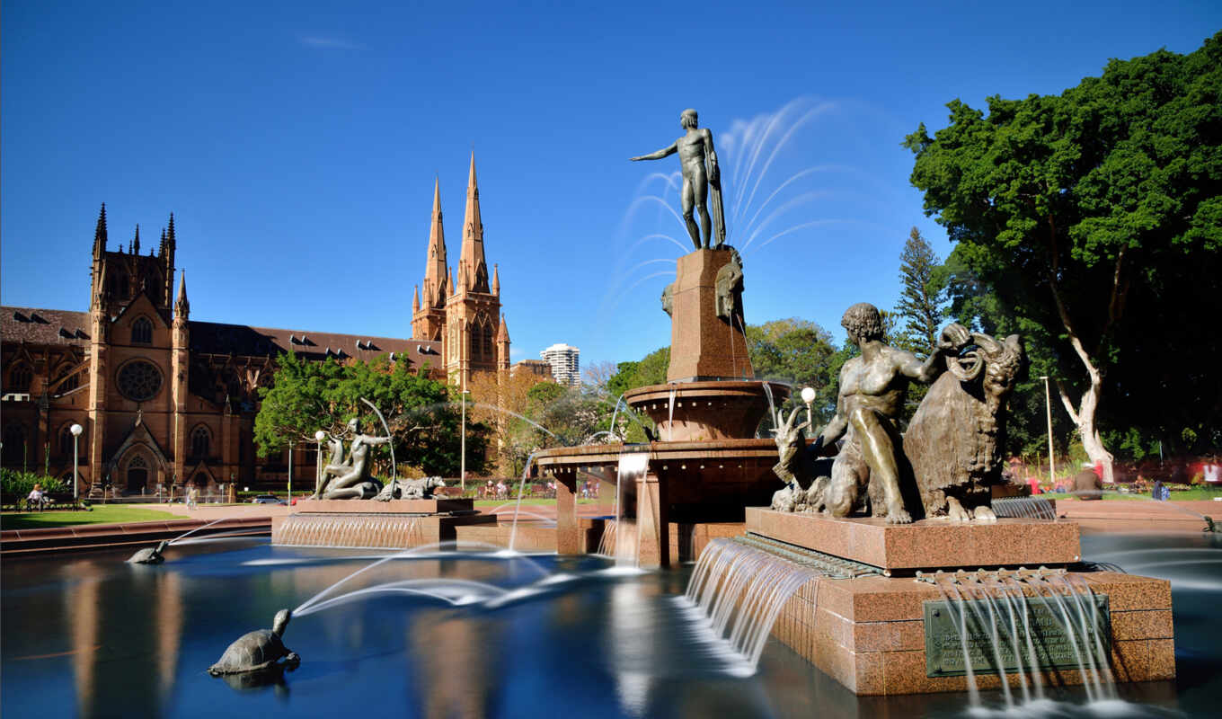 pictures, Australia, sydney, images, sculptures, zoom, fountains