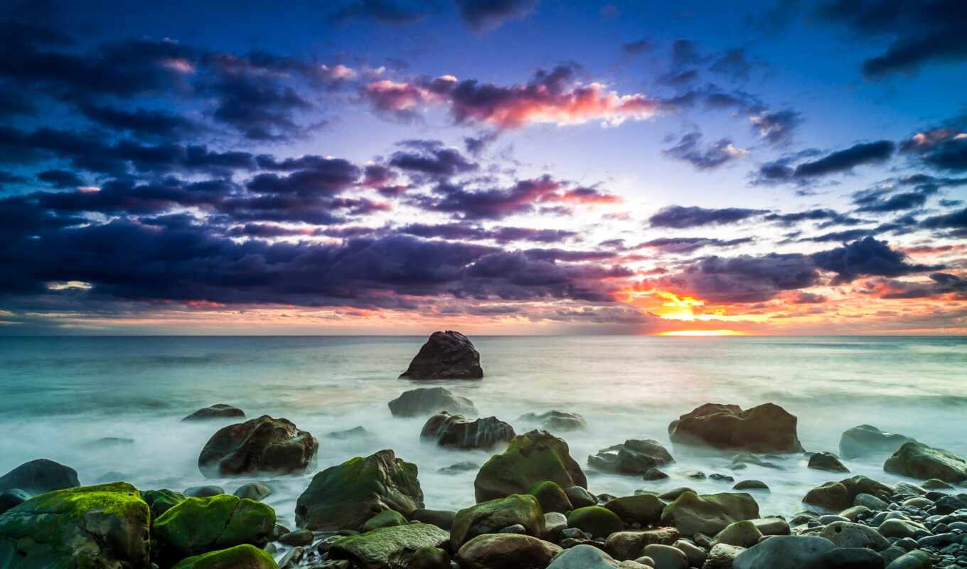 free, sunset, island, sol, beautiful, Madeira, ponta
