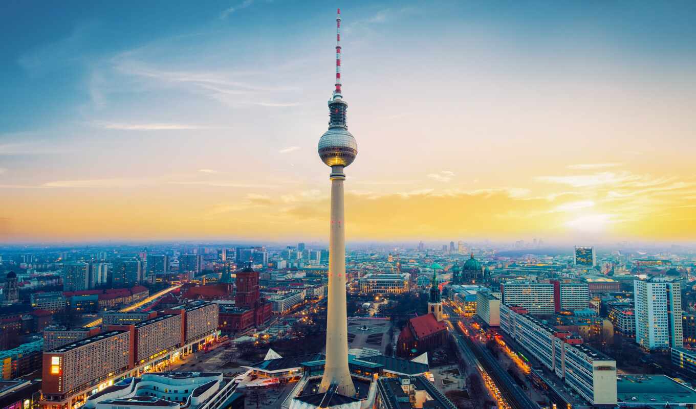 city, architecture, sea, country, tower, Berlin, TV tower, Berlin, the Germans