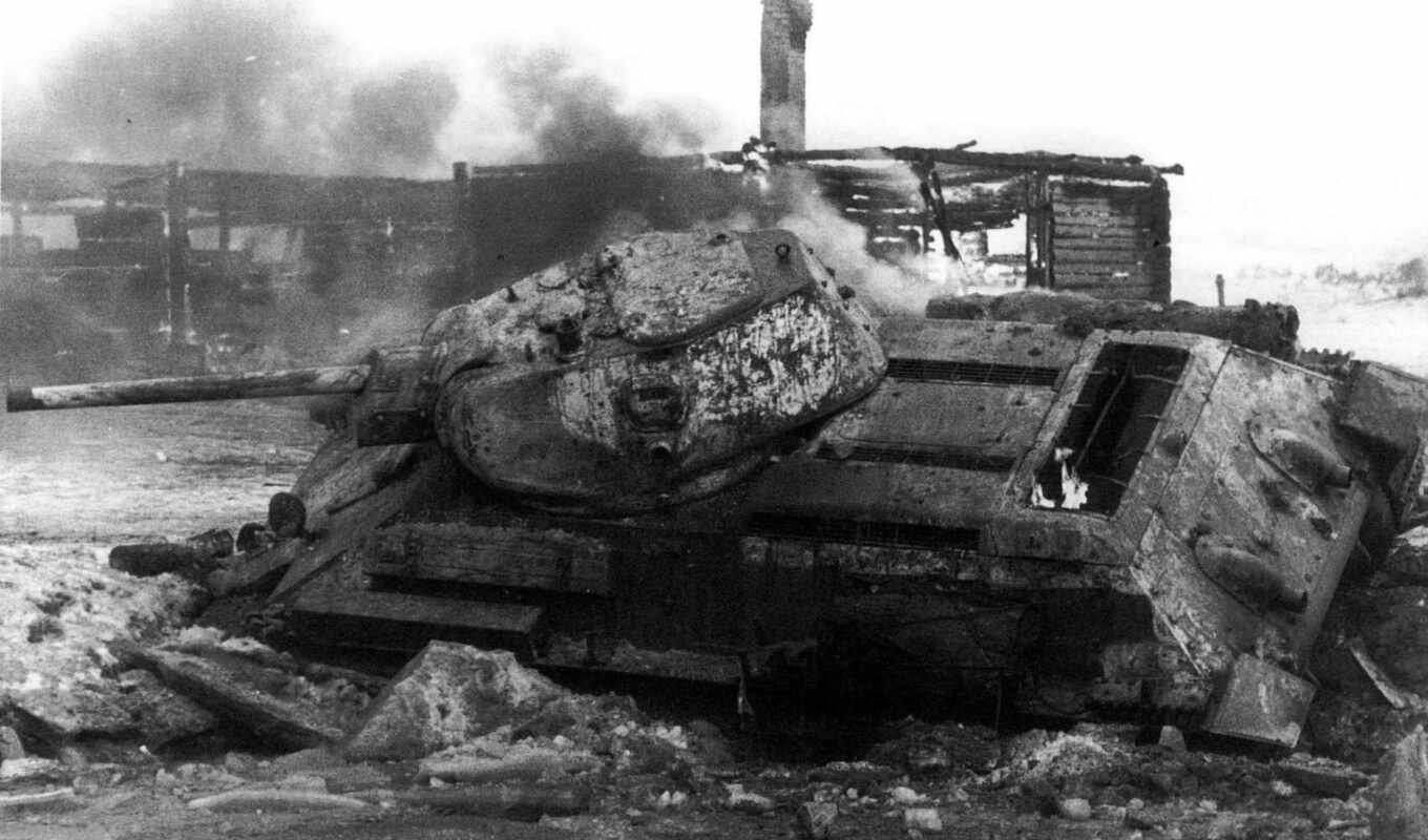 fire, tank, was, average, soviet, t-34