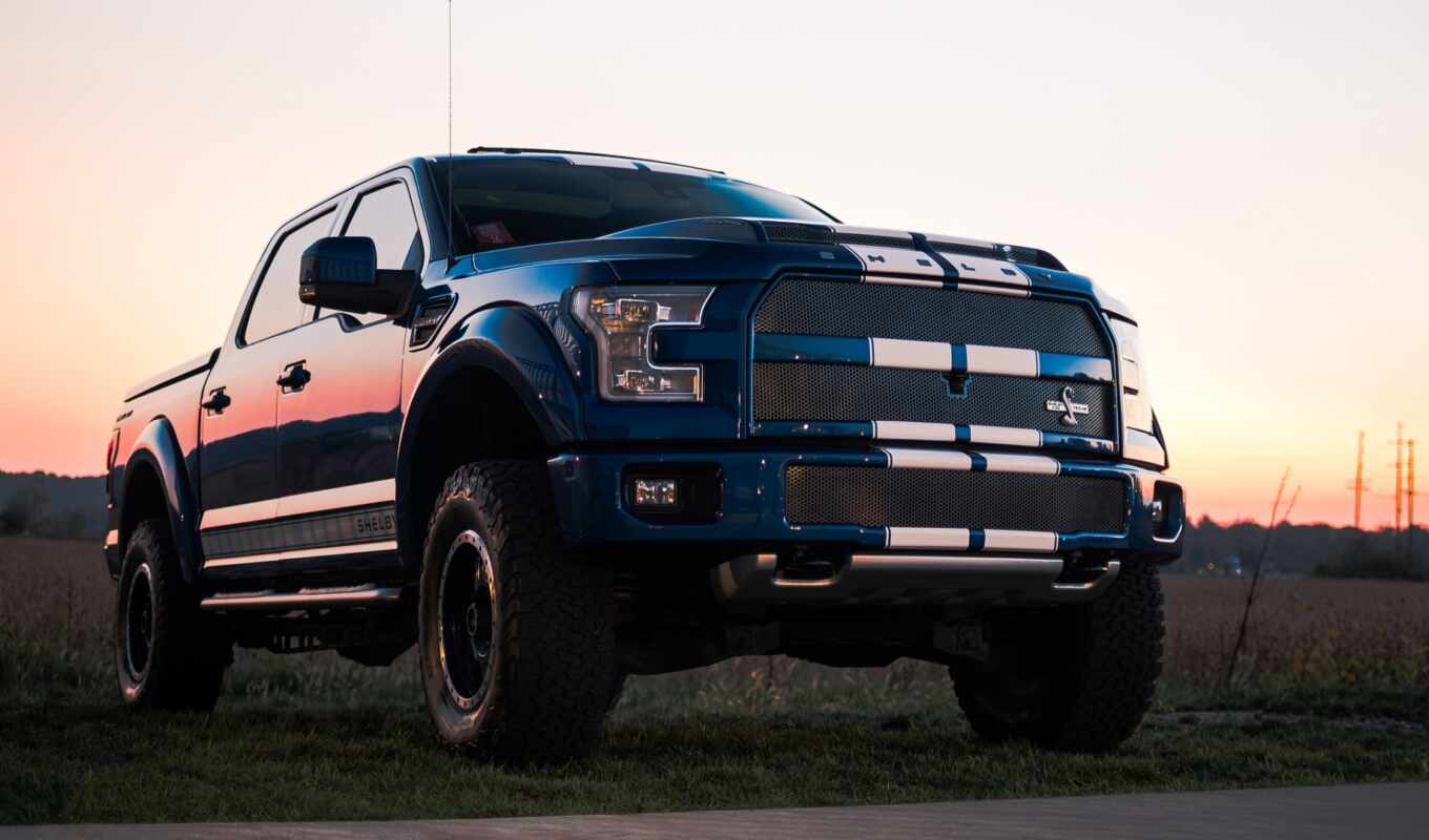 blue, ford, screen, shelby, peak, blue, tune, im genes, camioneta