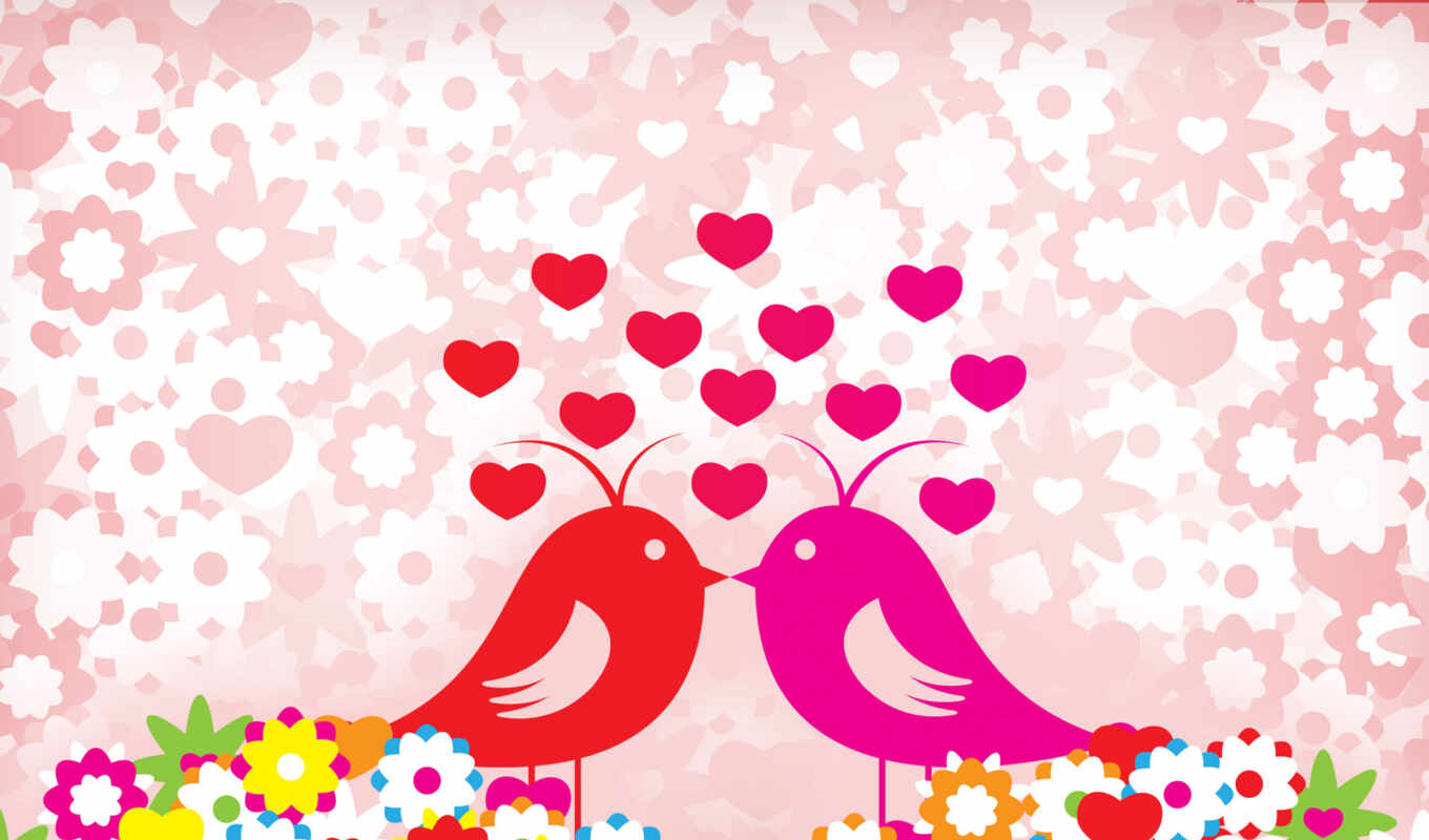 you, love, birds, backgrounds, lovers, osa