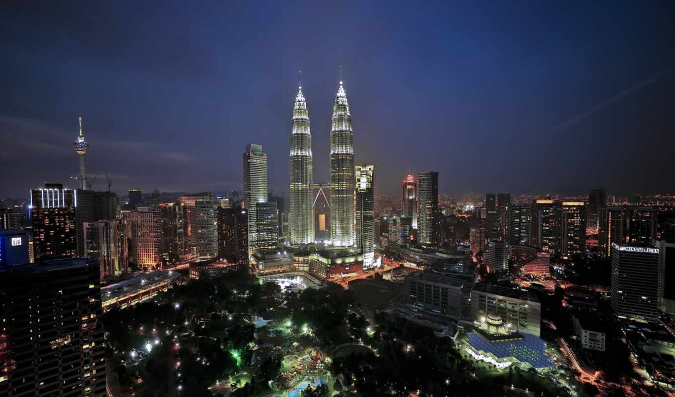 city, cityscape, kuala, lumpur, garden, malaysia, tower, build, dimension, Prime, petrona