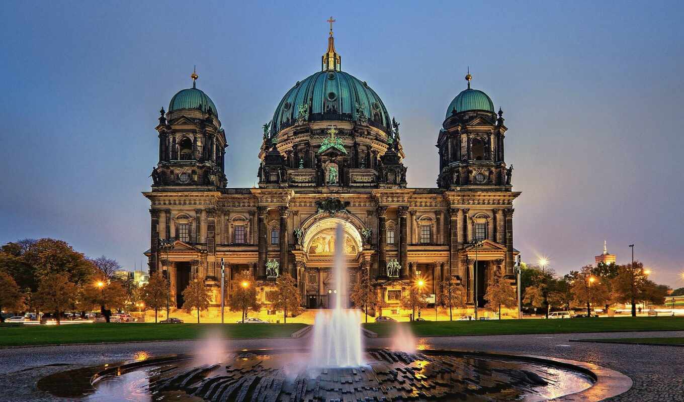 германия, build, berlin, cathedral