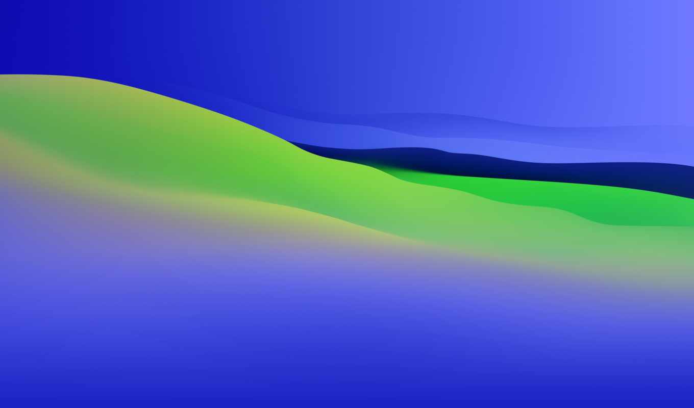 blue, abstract, green, big, on
