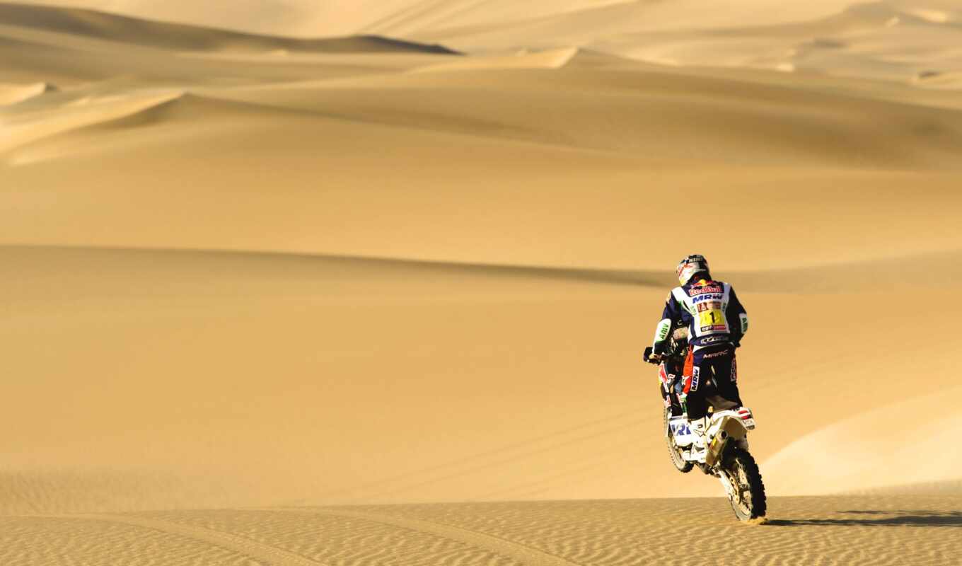 bike, sand, sport, rally, race, desert, dakar