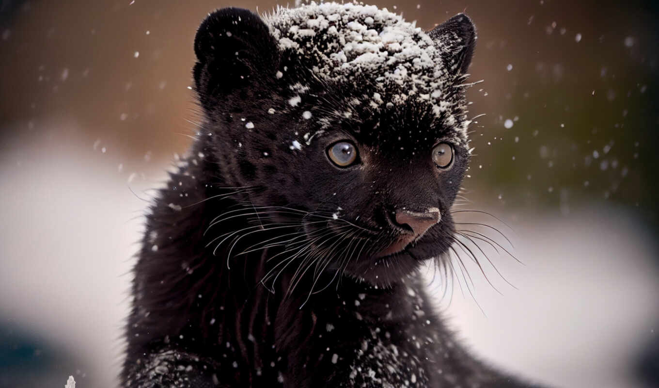 black, снег, bild, panther, gratis, karen, negra, пантер, pixabay, пиксабайпантер