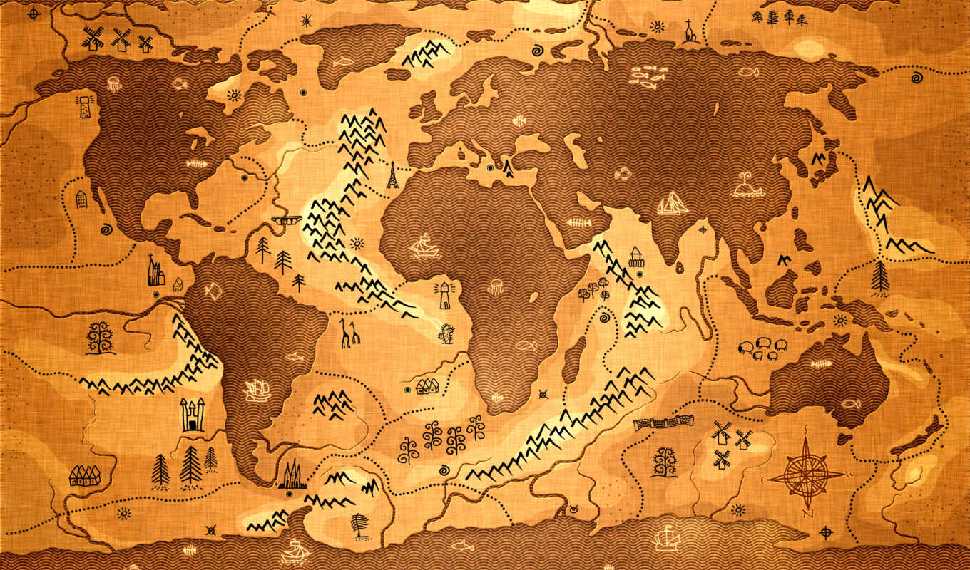 map, world, of the world, maps, photo wallpapers