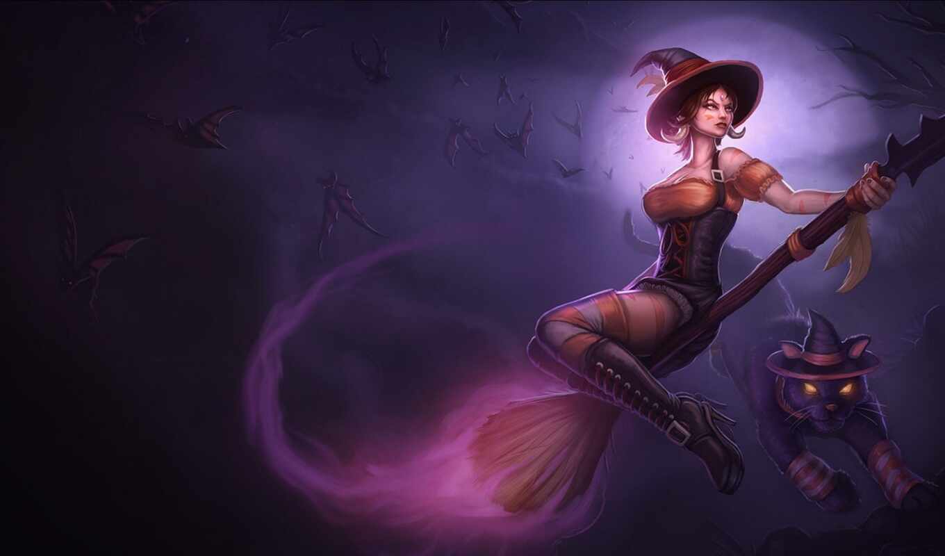 art, game, fantasy, league, witch, legend, nidalee