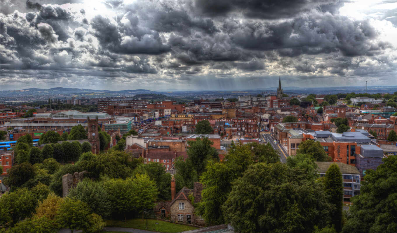 desktop, free, Great Britain, England, hdr, clouds, the first, England, dudley