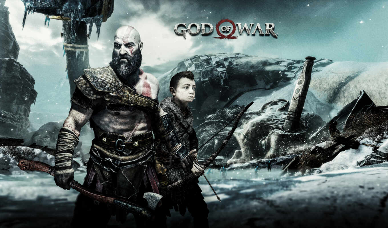 games, war, god, kratos, atreus