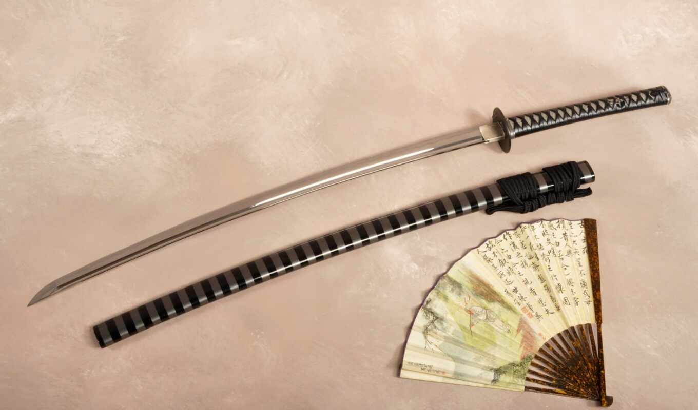 sword, fan, blade, katana