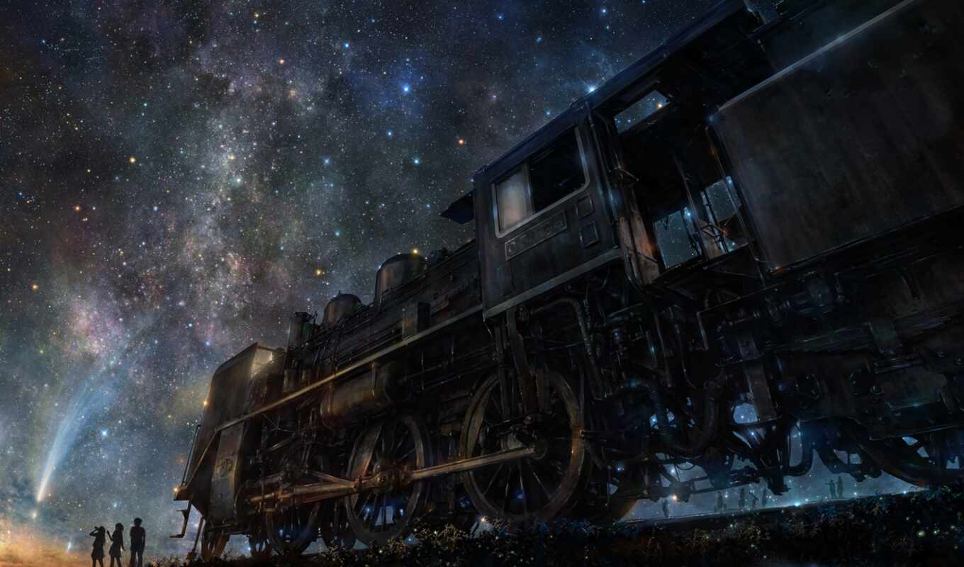 sky, collection, fone, sky, night, starry, salads, star, trains