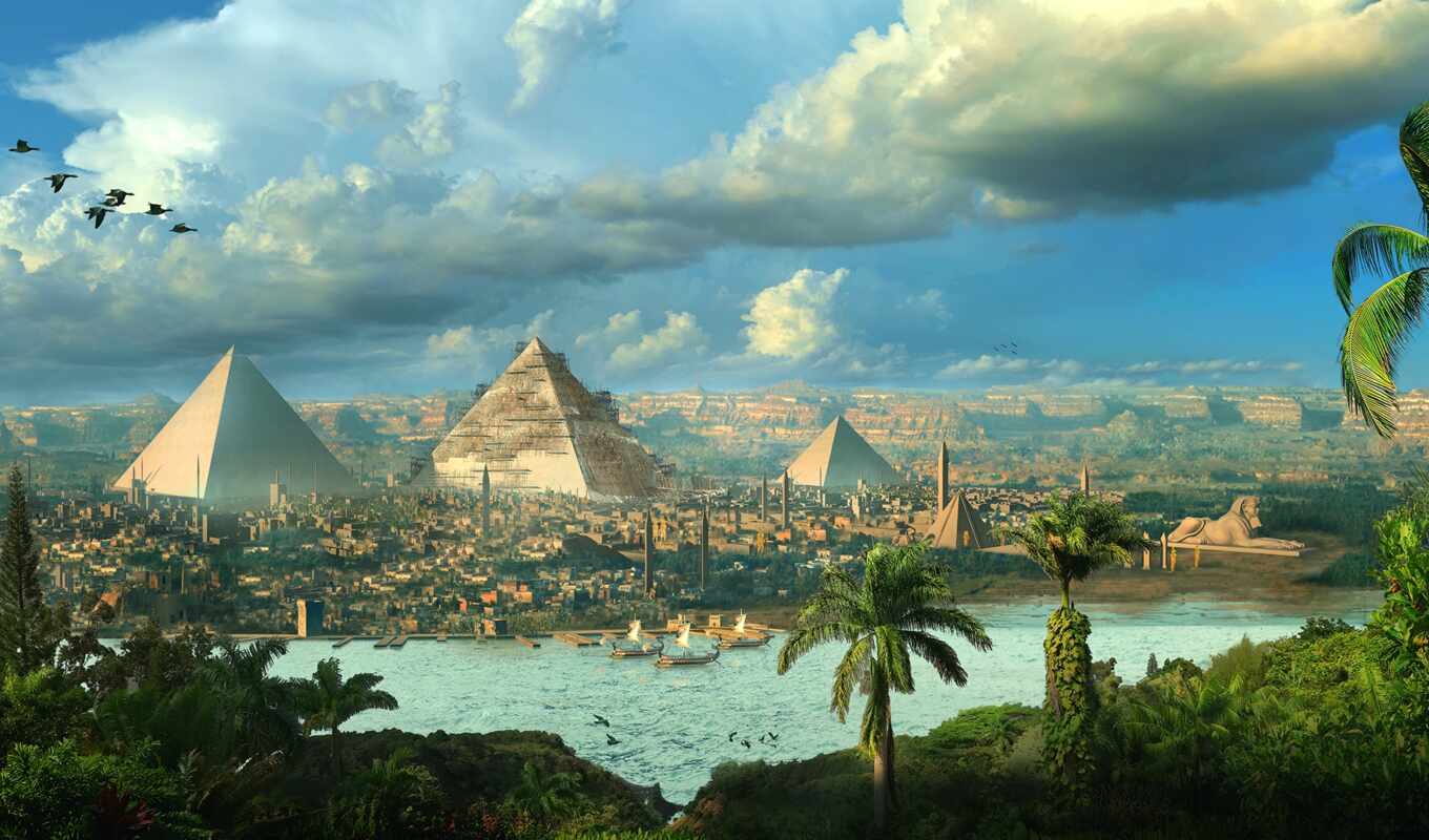pyramid, egypt, vintage, egyptian, egyptian
