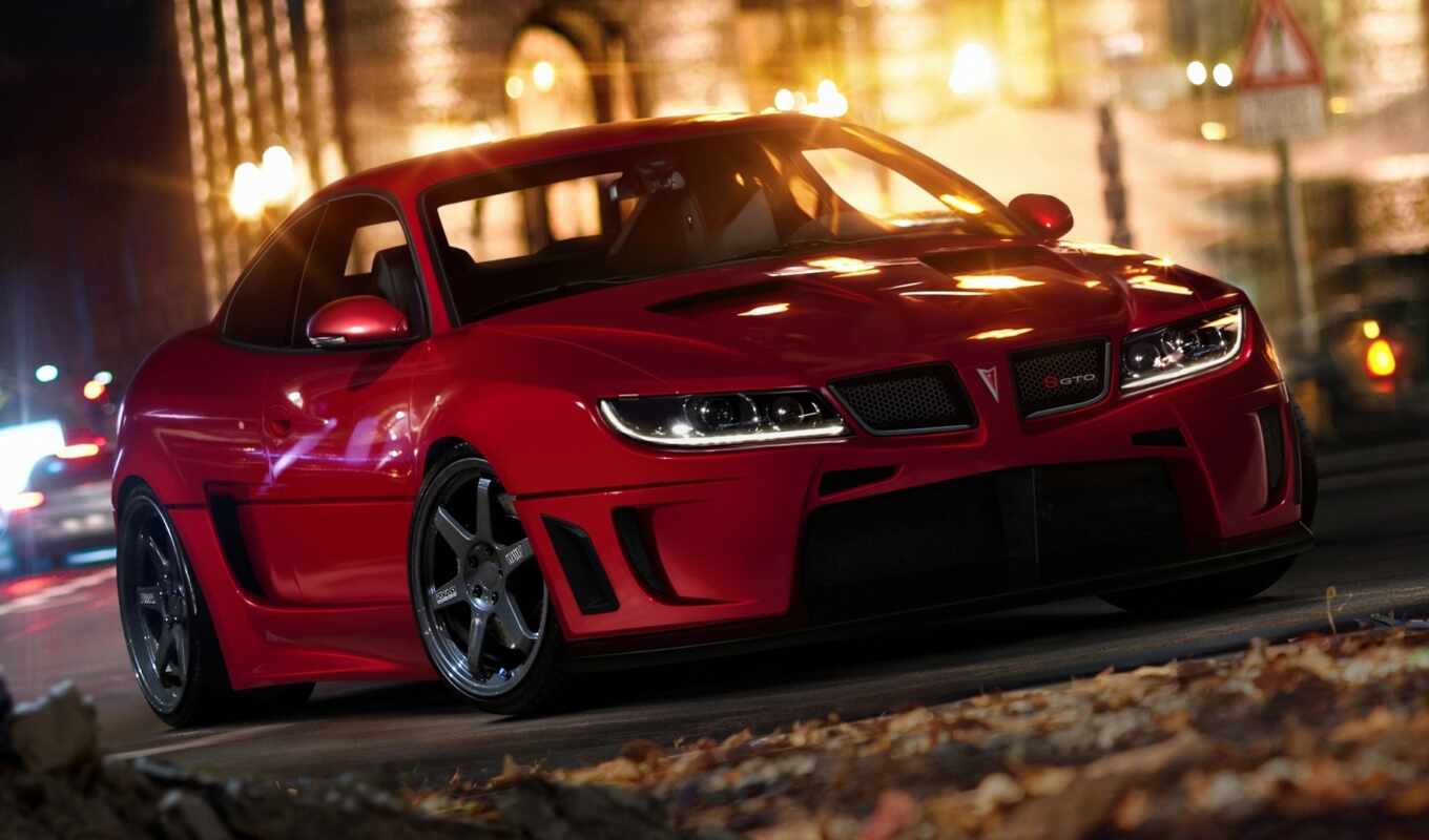 city, night, car, lights, other, red, pontia, gto, makes