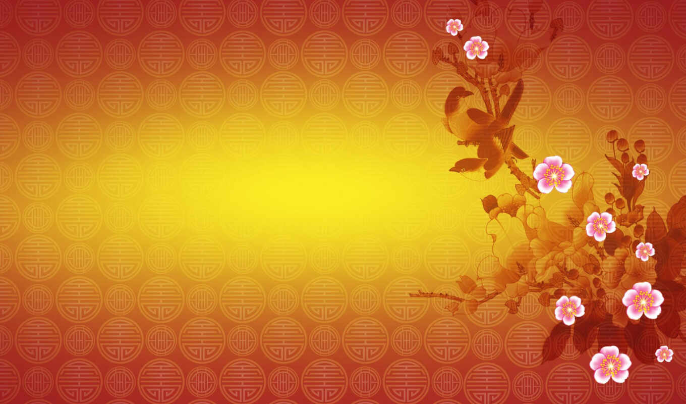 free, background, new, year, pattern, powerpoint, ppt, chinese woman