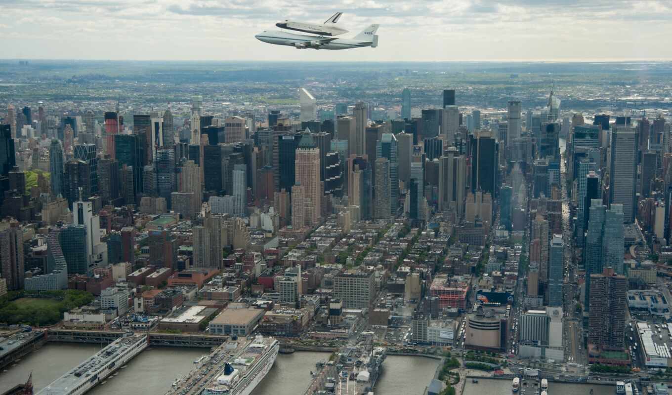 new, космос, море, york, museum, shuttle, enterprise, intrepid