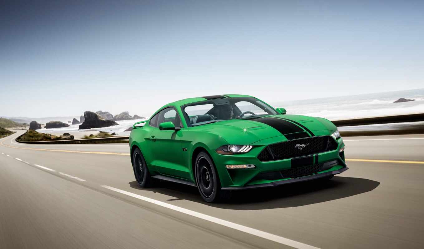 зелёный, new, ford, mustang, need, color, быстрый