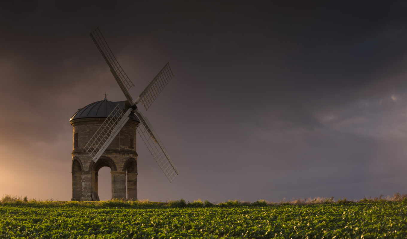 field, windmill, photos