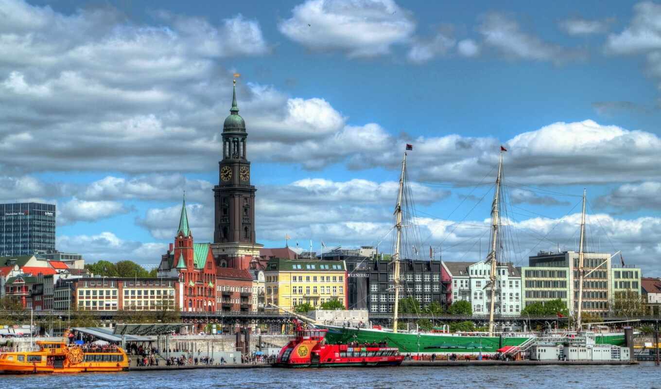 at home, city, cities, Germany, Hamburg