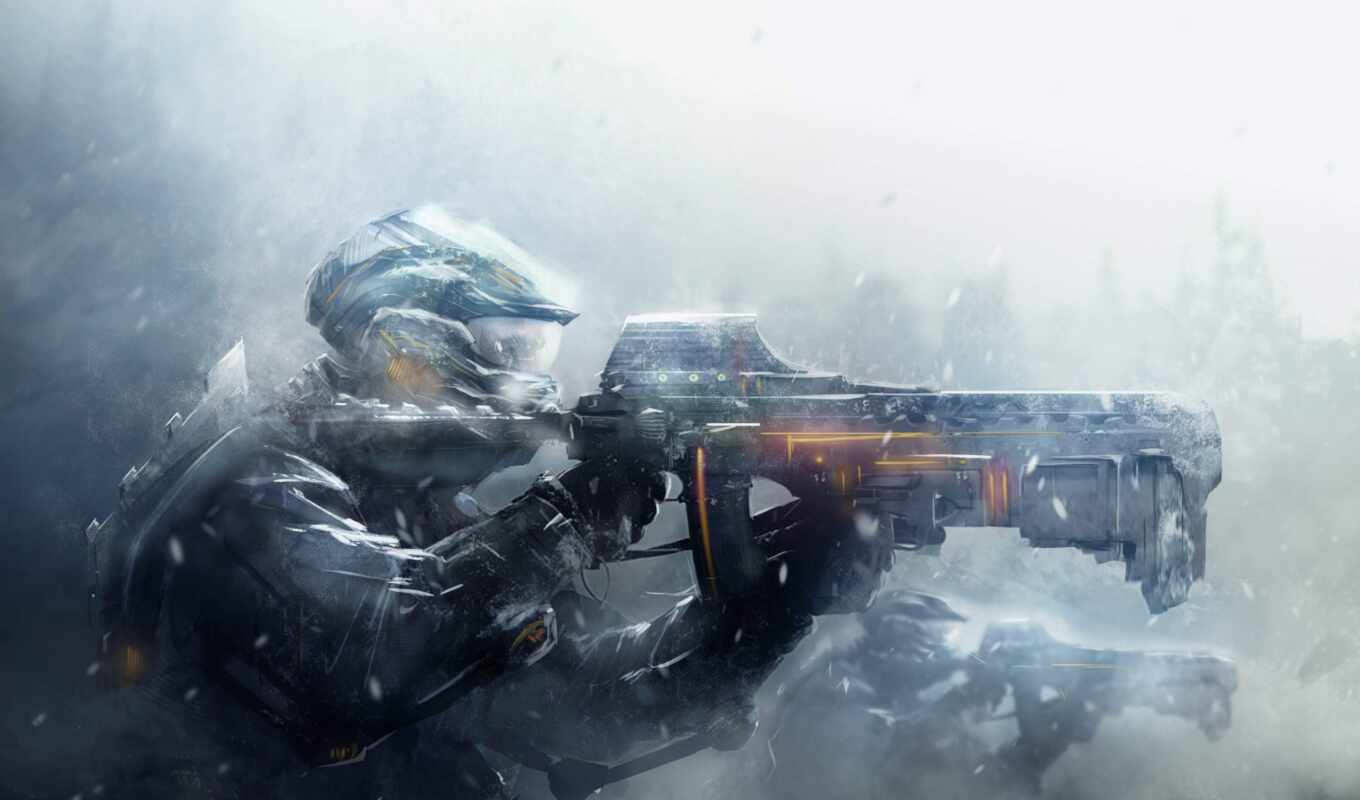 art, снег, доспех, оружие, солдат, войны, шлем, blizzard, военные